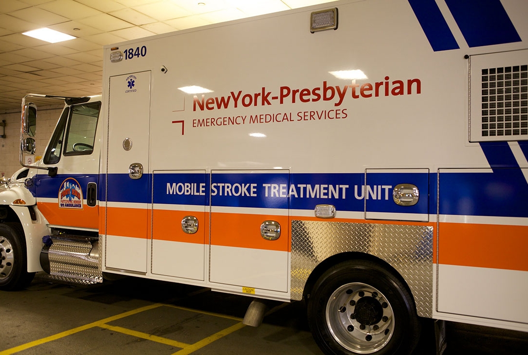 an ambulance truch