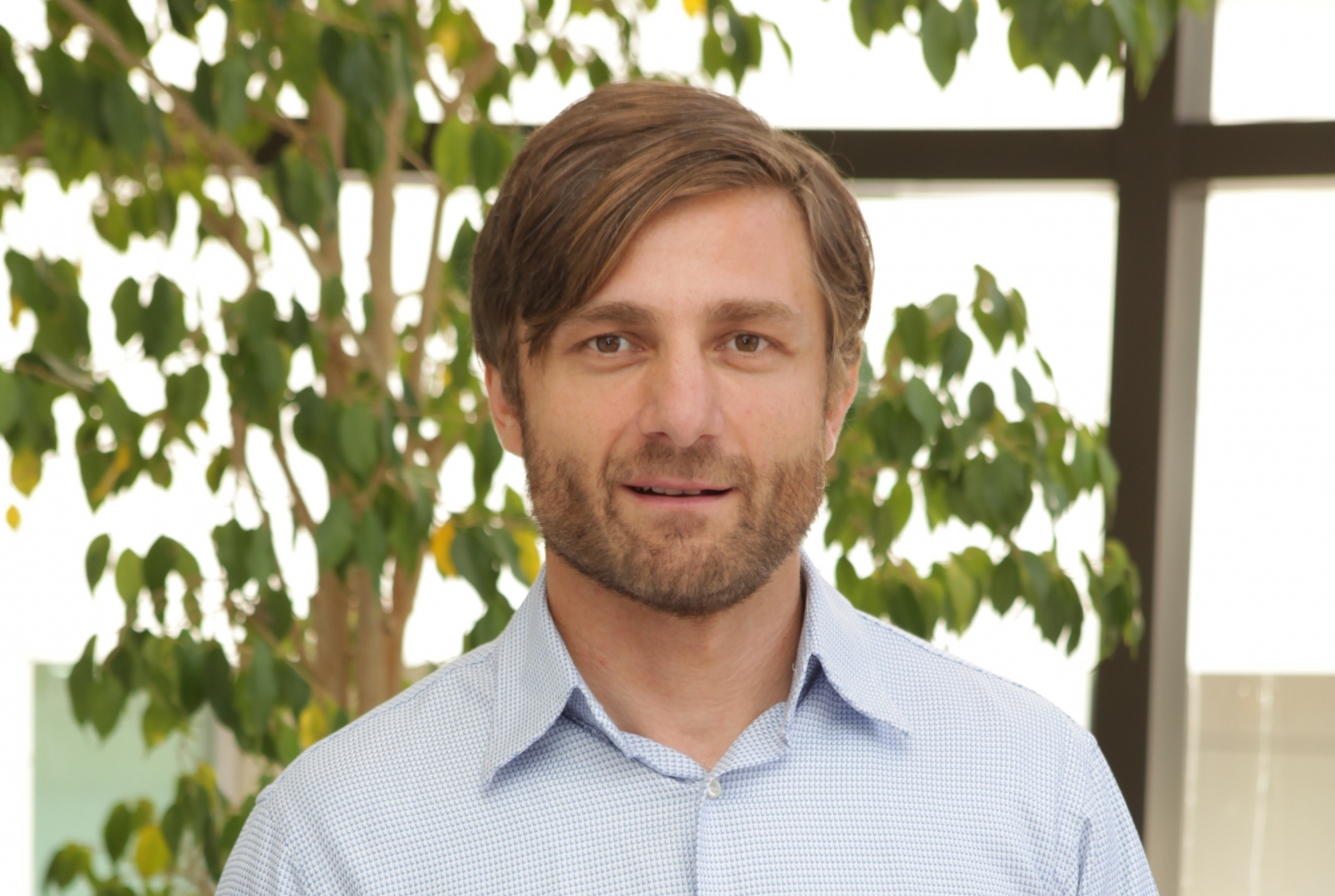 a man posing for a portrait